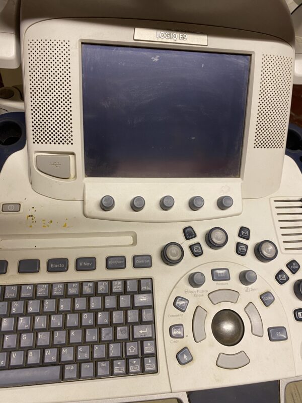 GE Logiq E9 Ultrasound Scanner - Image 2