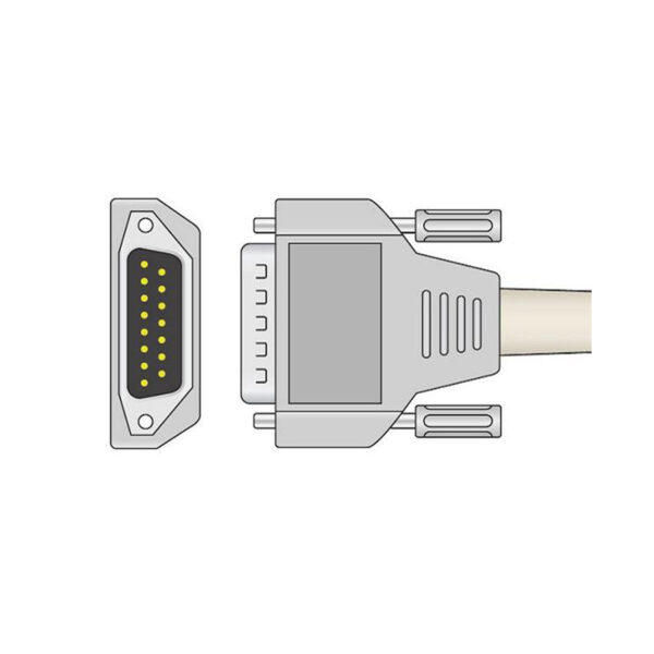 Nihon Kohden ECG Device 10 Lead ECG Cable - Image 2