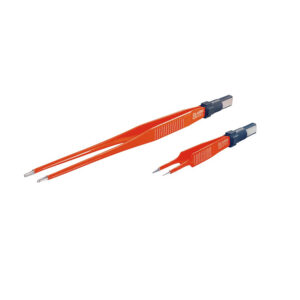 SeaMed Bipolar Forceps Square End Collet Straight 10cm-0.4mm