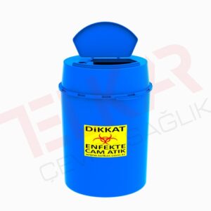 25 LT INFECTED GLASS WASTE BOX